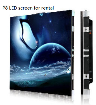 P8 IP65 advertising led screen SMD3535 , electronic event screen hire