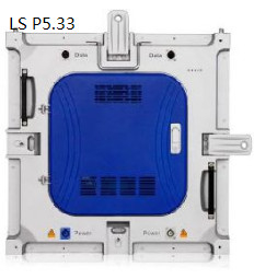 Advertising P5.33 576 x 576 mm Rental LED Display wall Fanless design