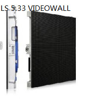 Advertising P5.33 576 x 576 mm Rental LED Display wall Fanless design