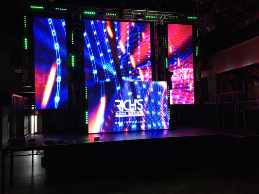 P3.91 Rental LED Display SMD , Led Video Wall Screen Adjustable Lock Design