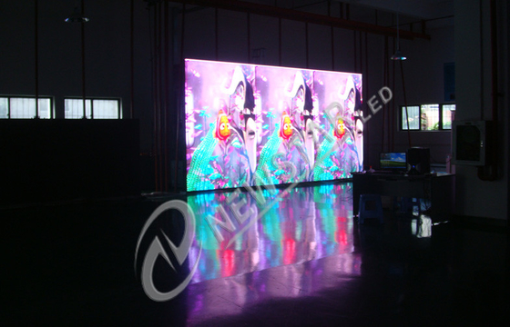 Waterproof Slim Indoor SMD LED Display Board , Stage Background Led Screen