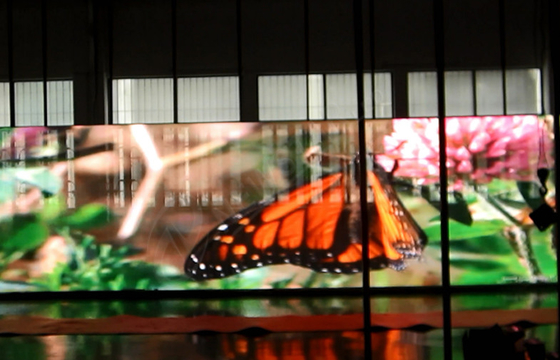 High Definition P15 Curtain LED Display , Waterproof Outdoor Full Color LED Screen